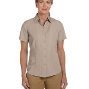 Ladies' Barbados Textured Camp Shirt