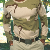 Adult Camouflage Long Sleeve T-Shirt