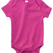 Infant Short-Sleeve Baby Rib One-Piece