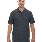 Men's Barcode Performance Stretch Polo